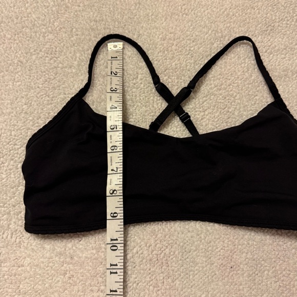 Lululemon Black Hot Spell Bra Strappy Caged In Bralette - Picture 8 of 12